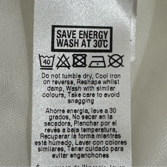 Miss Selfridge White Lace Dress Sleeveless Ruffle Hankerchief Hem - Picture 9 of 9